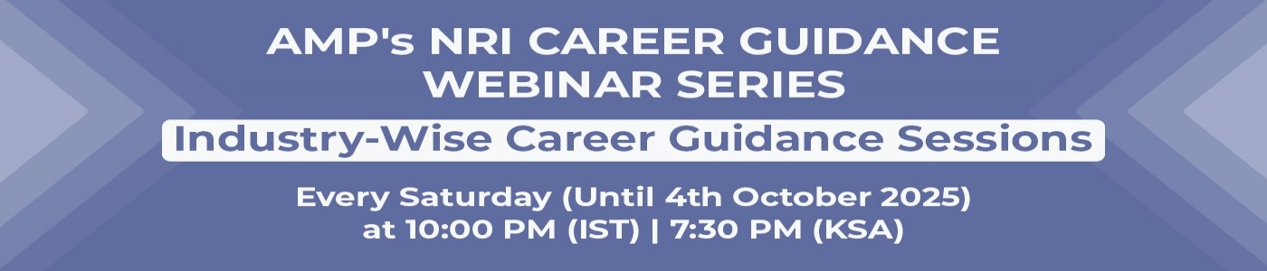 NRI Career Guidance Series - Until 4th October